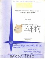 TITRIMETRIC DETERMINATION OF WATER IN TATB USING KARL FISCHER REAGENT（ PDF版）