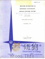 MOISTURE RETARDATION OF MICRONIZED TATB PELLETS THROUGH PARYLENE COATING（ PDF版）