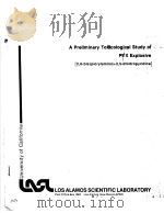 A PRELIMINARY TOXICOLOGICAL STUDY OF PYX EXPLOSIVE PDF电子版封面 G.A.DRAKE J.E.LONDON D.M.SMI