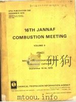 16TH JANNAF COMBUSTION MEETING  VOLUME 2（ PDF版）