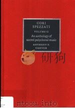 CORI SPEZZATI VOLUME 2 PDF电子版封面 0521303990 ANTHONY F.CARVER