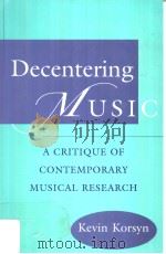 DECENTERING MUSIC PDF电子版封面 0195181646 KEVIN KORSYN