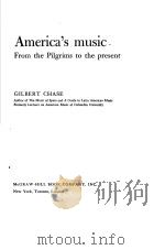 AMERICA'S MUSIC FROM THE PILGRIMS TO THE PRESENT（ PDF版）