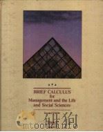 BRIEF CALCULUS FOR MANAGEMENT AND THE LIFE AND SOCIAL SCIENCES SECOND EDITION 1990 PDF电子版封面 0256082502