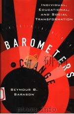 BAROMETERS OF CHANGE 1996年 PDF电子版封面