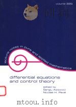 DIFFERENTIAL EQUATIONS AND CONTROL THEORY     PDF电子版封面  0824706811  SERGIU AIZICOVICI  NICOLAE H.P 