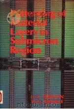 PATTERNING OF MATERIAL LAYERS IN SUBMICRON REGION（1993年 PDF版）