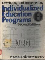 DEVELOPING AND IMPLEMENTING INDIVIDUALIZED EDUCATION PROGRAMS SECOND EDITION 1982 PDF电子版封面 0675099080