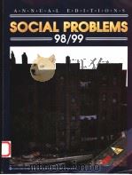 SOCIAL PROBLEMS 98/99 TWENTY-SIXTH EDITION 1998 PDF电子版封面 0697391930