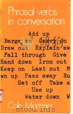 PHRASAL VERBS IN CONVERSATION（1972年 PDF版）