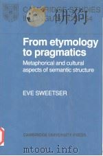 FROM ETYMOLOGY TO PRAGMATICS（1990 PDF版）