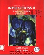 INTERACTIONS II SECOND EDITION PDF电子版封面 0075575426 JUDITH THANKA LIDA R.BAKER