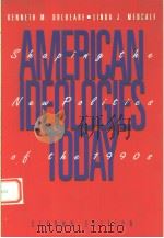 AMERICAN IDEOLOGIES TODAY  SECOND EDITION（1993 PDF版）