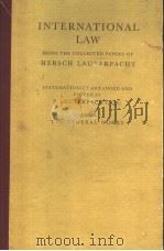 INTERNATIONAL LAW VOLUME 1 1970 PDF电子版封面 0521076439 E.LAUTERPACHT