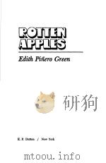 ROTTEN APPLES   1977  PDF电子版封面    PINERO GREEN 