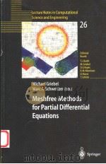 MESHFREE METHODS FOR PARTIAL DIFFERENTIAL EQUATIONS PDF电子版封面 3540438912