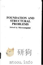 FOUNDATION AND STRUCTURAL PROBLEMS 1991 PDF电子版封面 0632029242