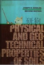 PHYSICAL AND GEO TECHNICAL PROPERTIES OF SOILS SECOND EDITION PDF电子版封面 0070067724 JOSEPH E.BOWLLES