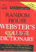 RANDOM HOUSE WEBSTER'S COLLEGE DICTIONARY 1996 PDF电子版封面 0679438866