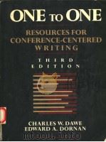ONE TO ONE RESOURCES FOR CONFERENCE-CENTERED WRITING THIRD EDITION 1968 PDF电子版封面 0673392058 CHARLES W.DAWE EDWARD A.DORNA
