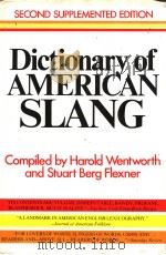 DICTIONARY OF AMERICAN SLANG  SECOND SUPPLEMENTED EDITION（ PDF版）