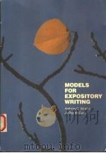 MODELS FOR EXPOSITORY WRITING（ PDF版）