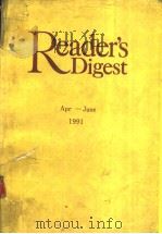 READER'S DIGEST APR-JUNE 1991 1991 PDF电子版封面