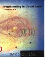 PROGRAMMING IN VISUAL BASIC VERSION 4.0 PDF电子版封面 0697202739 JULIA CASE BRADLEY ANITA C.MI