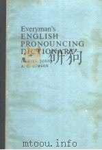 EVERYMAN'S ENGLISH PRONOUNCING DICTIONARY PDF电子版封面 0460030299 DANIEL JONES A.C.GIMSON