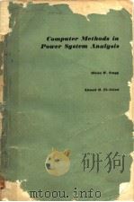 COMPUTER METHODS IN POWER SYSTEM ANALYSIS PDF电子版封面 GLENN W.STAGG