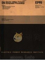 HOW ELECTRIC UTILITIES FORECAST:EPRI SYMPOSIUM PROCEEDINGS 1979 PDF电子版封面
