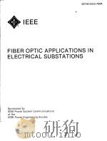 FIBER OPTIC APPLICATIONS IN ELECTRICAL SUBSTATIONS PDF电子版封面
