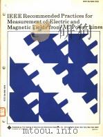 IEEE RECOMMENDED PRACTIVES FOR MEASUREMENT OF ELECTRIC AND MAGNETIC FIELDS FROM AC POWER LINES PDF电子版封面