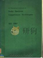 2ND INTERNATIONAL CONFERENCE ON RADIO SPECTRUM CONSERVATION TECHNIQUES IEE 1983（ PDF版）