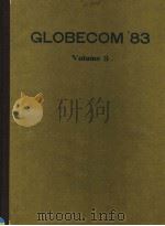 GLOBECOM'83 VOLUME 3 PDF电子版封面
