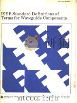 IEEE STANDARD DEFINITIONS OF TERMS FOR WAVEGUIDE COMPONENTS（ PDF版）