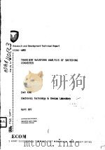 TRANSIENT WAVEFORM ANALYSIS OF SWITCHING CONVERTER PDF电子版封面