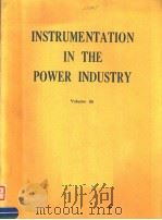 INSTRUMENTATION IN THE POWER INDUSTRY VOLUME 26 PDF电子版封面 0876647700