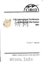 11TH INTERNATIONAL CONFERENCE ON ELECTRICITY DISTRIBUTION  1991  SESSION 4（ PDF版）