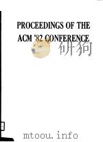 PROCEEDINGS OF THE ACM'82 CONFERENCE（ PDF版）