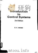 INTRODUCTION TO CONTROL SYSTEMS 2ND EDITION PDF电子版封面 0080300022 D.K.ANAND