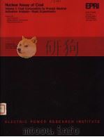 NUCLEAR ASSAY OF COAL  VOLUME 1:COAL COMPOSITION BY PROMPT NEUTRON ACTIVATION ANALYSIS—BASIC EXPERIM（ PDF版）