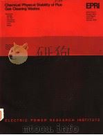 CHEMICAL/PHYSICAL STABILITY OF FLUE GAS CLEANING WASTES PDF电子版封面 W.M.COLTHARP N.P.MESEROLE B.