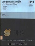 DETERMINATION OF FIT-UP STRESSES IN THE RECIRCULATION BYPASS LINE IN THE BRUNSWICK 1 REACTOR（ PDF版）