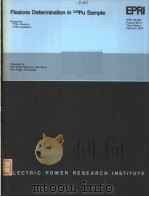 FISSIONS DETERMINATION IN 239PU SAMPLE     PDF电子版封面    J.K.DICKENS  J.W.MCCONNELL 