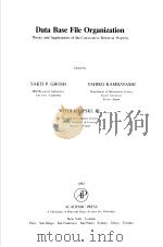 DATA BASE FILE ORGANIZATION THEORY AND APPLICATIONS OF THE CONSECUTIVE RETRIEVAL PROPERTY（ PDF版）