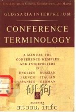 CONFERENCE TERMINOLOGY PDF电子版封面