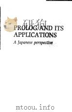 PROLOG AND ITS APPLICATIONS A JAPANESE PERSPECTIVE（ PDF版）