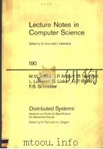 LECTURE NOTES IN COMPUTER SCIENCE 190 PDF电子版封面 3540152164