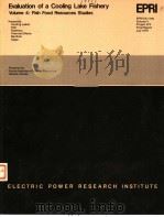 EVALUATION OF A COOLNG LAKE FISHERY VOLUME 4:FISH FOOD RESOURCES STUDIES PDF电子版封面
